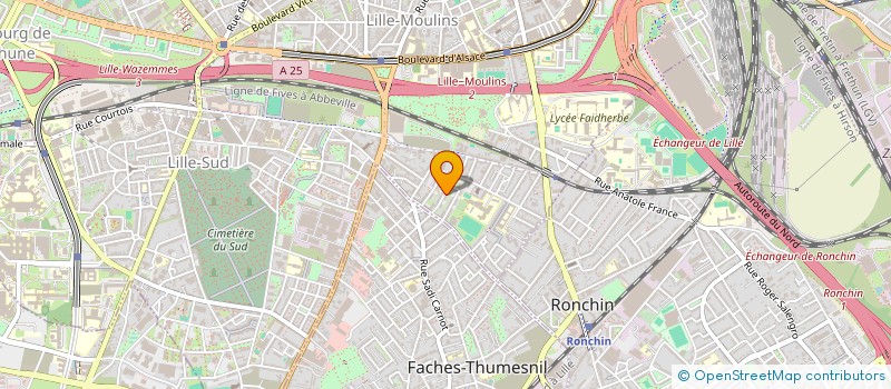 localisation de l'entreprise ADRI à LILLE