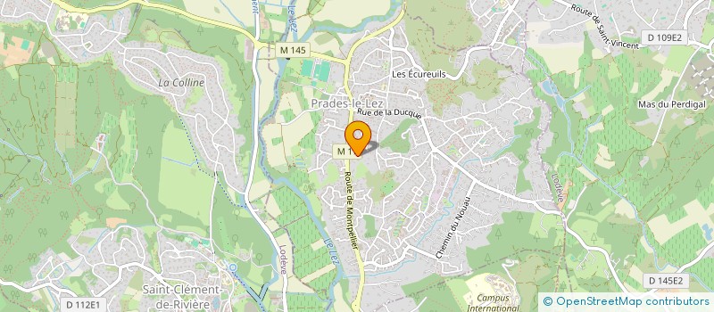 localisation de l'entreprise ADRI CORPORATION  PRADES-LE-LEZ