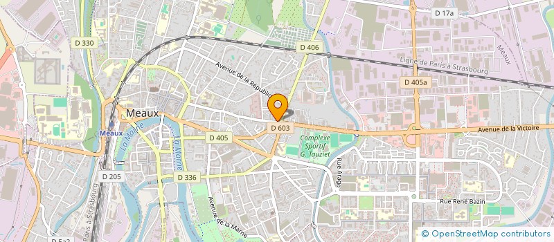 localisation de l'entreprise ADRI-COST à MEAUX