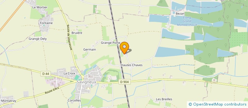 localisation de l'entreprise ADRIA  SAVIGNEUX