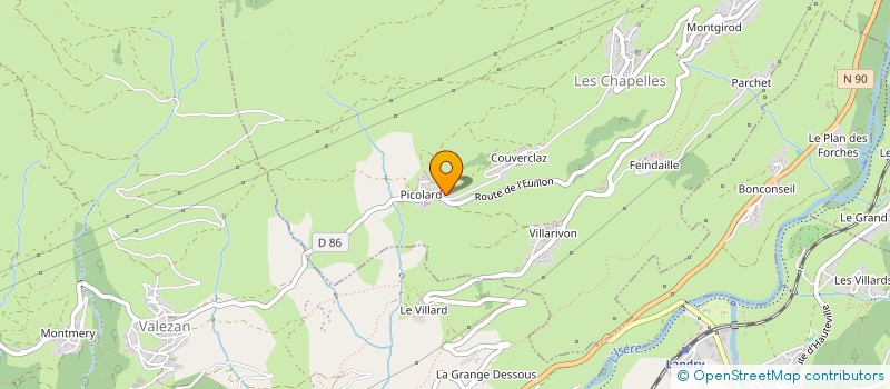 localisation de l'entreprise ADRIALEX  BOURG-SAINT-MAURICE