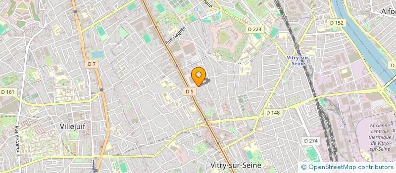 localisation de l'entreprise ADRIAN RENOVATION à VITRY-SUR-SEINE