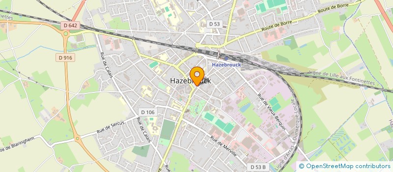 localisation de l'entreprise ADRIANA  HAZEBROUCK