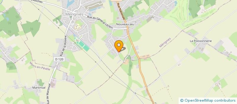 localisation de l'entreprise ADRIANA  MERIGNIES