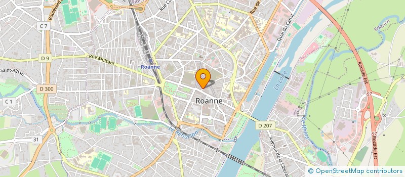 localisation de l'entreprise ADRIANA  ROANNE