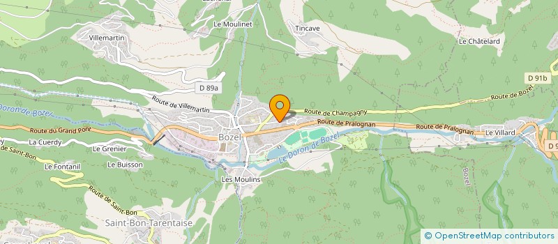 localisation de l'entreprise ADRIANA AHMAD ET MICHAEL MCHUGH  CHAMPAGNY-EN-VANOISE