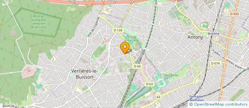 localisation de l'entreprise ADRIANA BERNY à VERRIERES-LE-BUISSON