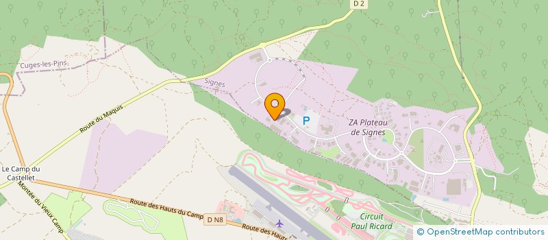 localisation de l'entreprise ADRIANCE  SIGNES