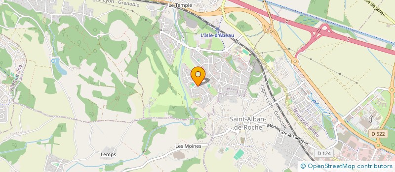 localisation de l'entreprise ADRIANNA  L'ISLE-D'ABEAU