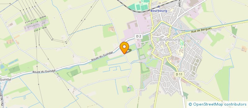 localisation de l'entreprise ADRIANSEN RIBOT  BOURBOURG