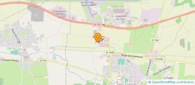 localisation de l'entreprise ADRIAOR  SAINT-ETIENNE-DE-SAINT-GEOIRS