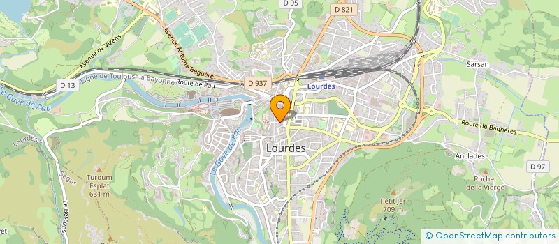localisation de l'entreprise ADRIATIC HOTEL  LOURDES