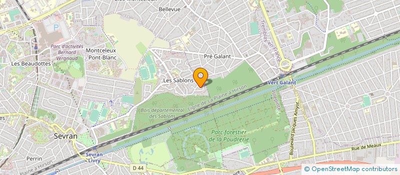 localisation de l'entreprise ADRICA à SEVRAN