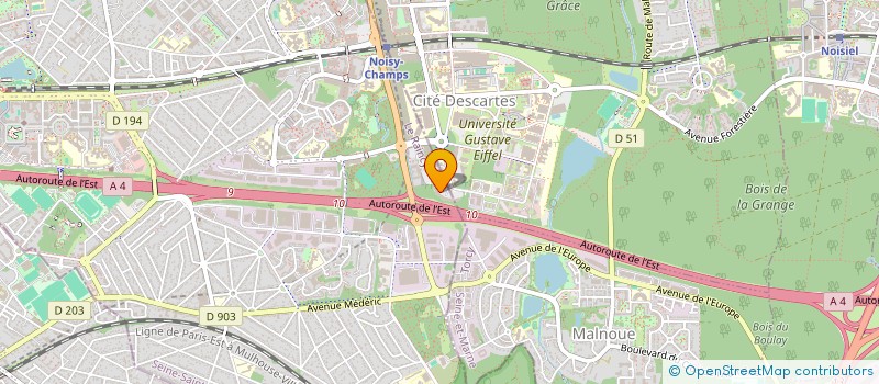 localisation de l'entreprise ADRICAT  CHAMPS-SUR-MARNE