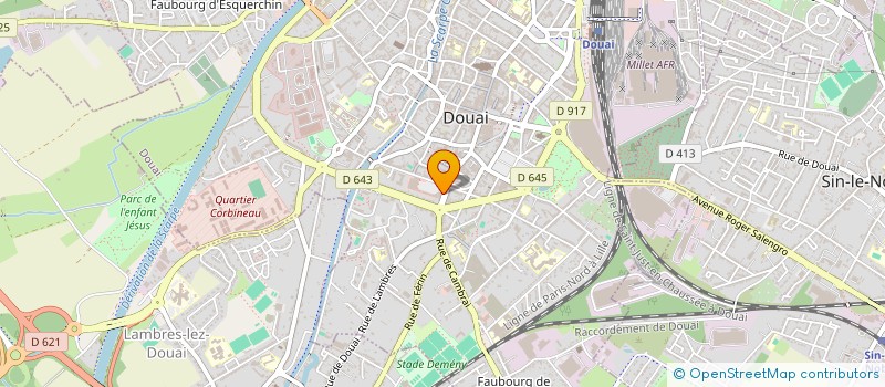 localisation de l'entreprise ADRICHAR à DOUAI