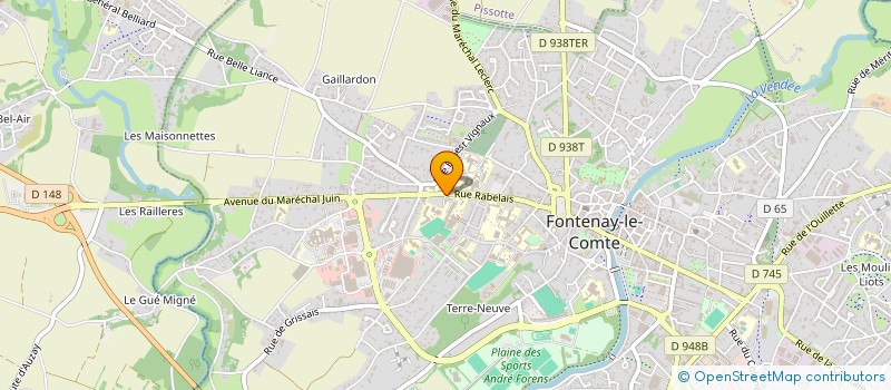 localisation de l'entreprise ADRIEL  FONTENAY-LE-COMTE