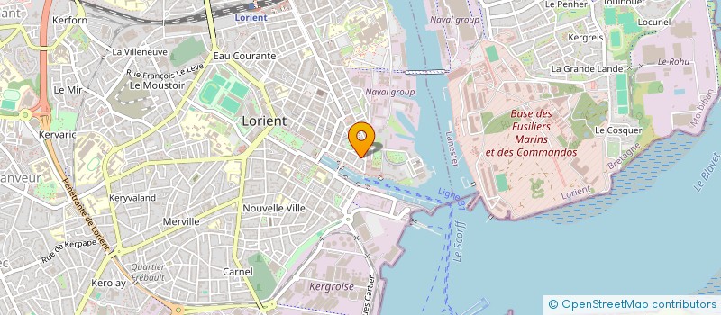 localisation de l'entreprise ADRIEN  LORIENT