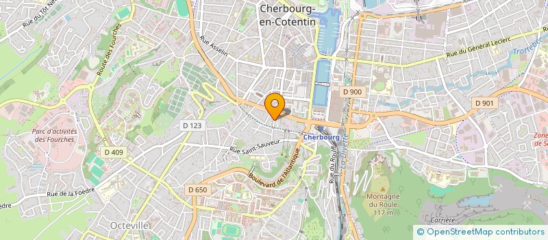 localisation de l'entreprise ADRIEN à CHERBOURG-EN-COTENTIN