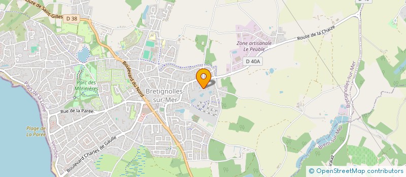 localisation de l'entreprise ADRIEN  BRETIGNOLLES-SUR-MER