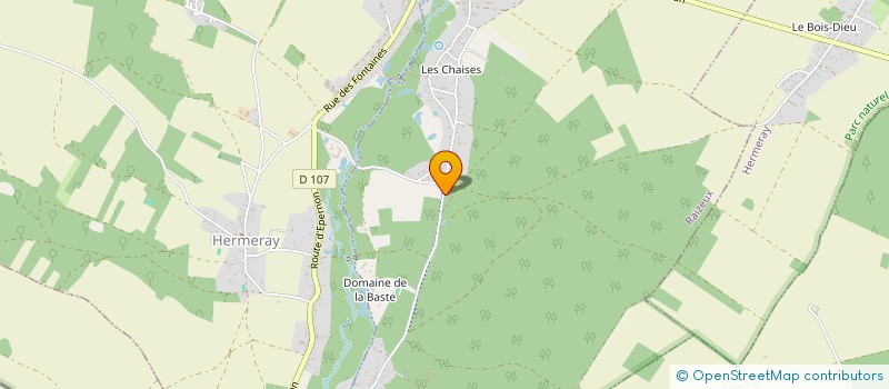 localisation de l'entreprise ADRIEN BECUE  RAIZEUX