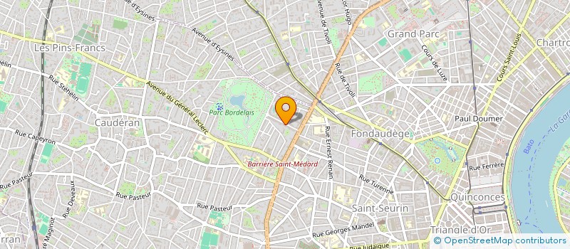 localisation de l'entreprise ADRIEN BONNET  BORDEAUX