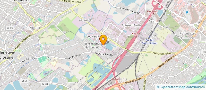 localisation de l'entreprise ADRIEN BORIN TRAVAUX DE L'HABITAT à PORTET-SUR-GARONNE