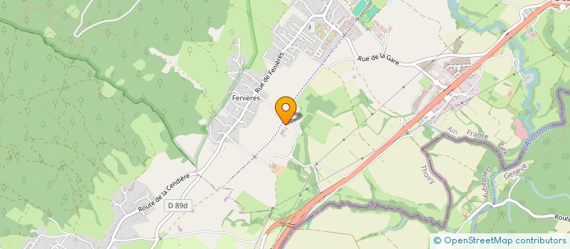 localisation de l'entreprise ADRIEN CARRICHON  THOIRY