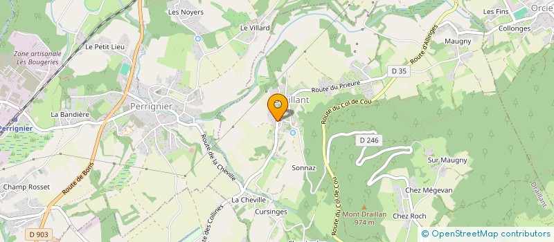 localisation de l'entreprise ADRIEN CHARLES  DRAILLANT