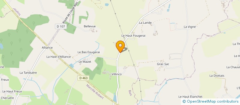 localisation de l'entreprise ADRIEN CHEDEMAIL  BAIS