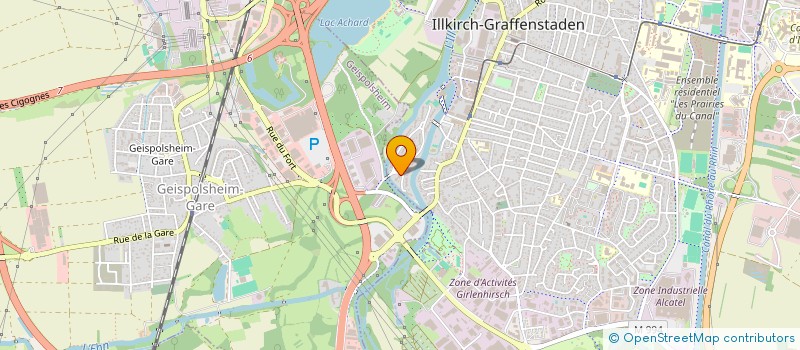 localisation de l'entreprise ADRIEN CLAUS CONSEIL  ILLKIRCH-GRAFFENSTADEN