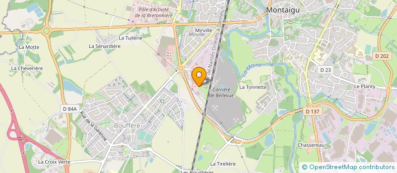 localisation de l'entreprise ADRIEN CUISINISTE AGENCEUR à MONTAIGU-VENDEE