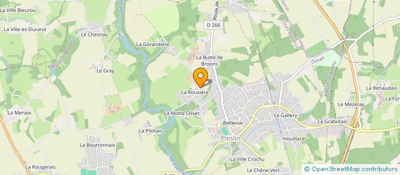 localisation de l'entreprise ADRIEN DE BRYE ELECTRICIEN  PLESLIN-TRIGAVOU