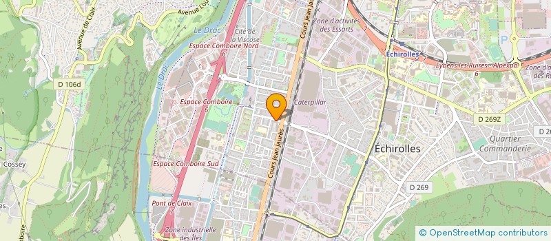 localisation de l'entreprise ADRIEN GROSSET ET MARC LUSITO NOTAIRES ASSOCIES D'UNE SOCIETE CIVILE PROFESSIONNELLE TITULAIRE D'UN OFFICE NOTARIAL à ECHIROLLES