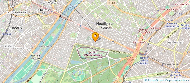 localisation de l'entreprise ADRIEN INTERNATIONAL CORPORATION à NEUILLY-SUR-SEINE