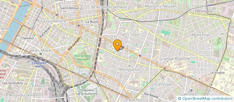 localisation de l'entreprise ADRIEN.M  LYON