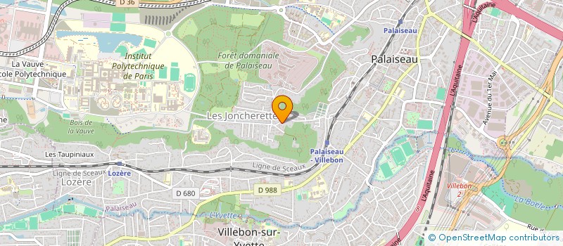 localisation de l'entreprise ADRIEN PAVIOT à PALAISEAU