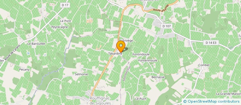 localisation de l'entreprise ADRIEN PERIGNAC à MONBAZILLAC