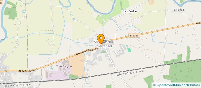 localisation de l'entreprise ADRIEN PLOMBERIE CHAUFFAGE à SAINT-SAUVEUR-LALANDE