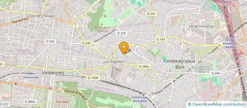 localisation de l'entreprise ADRIEN TAOUJI à FONTENAY-SOUS-BOIS
