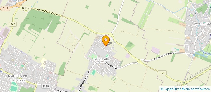 localisation de l'entreprise ADRIHAR INVEST  LEUDEVILLE
