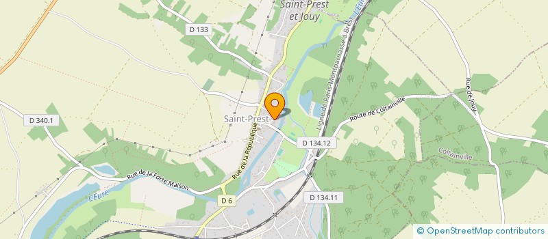 localisation de l'entreprise ADRIL à SAINT-PREST
