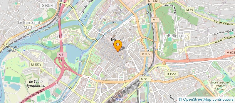 localisation de l'entreprise ADRILEX à METZ