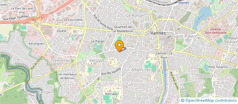 localisation de l'entreprise ADRILEX à VANNES