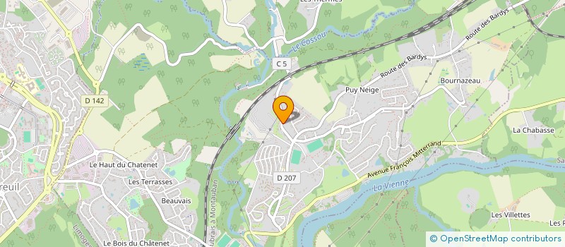 localisation de l'entreprise ADRILI  LE PALAIS-SUR-VIENNE