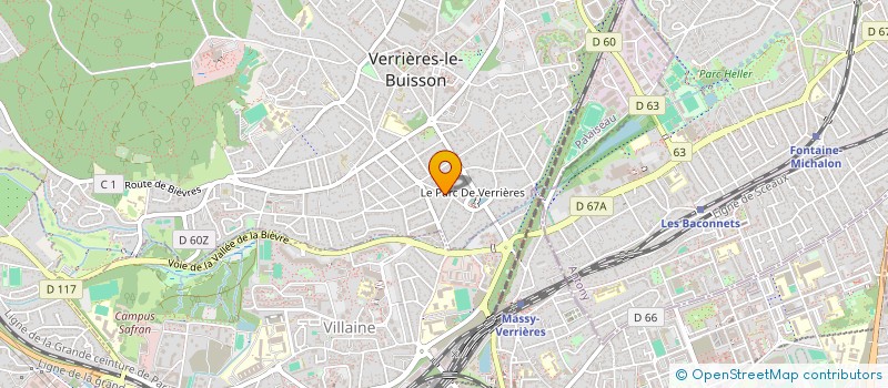 localisation de l'entreprise ADRILIX à VERRIERES-LE-BUISSON