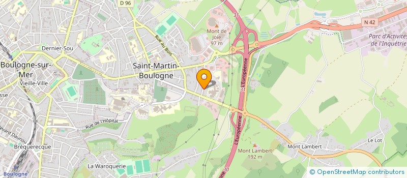 localisation de l'entreprise ADRILO  SAINT-MARTIN-BOULOGNE