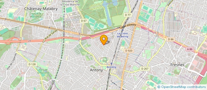 localisation de l'entreprise ADRILOG à ANTONY