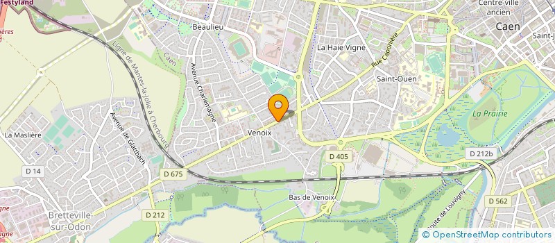 localisation de l'entreprise ADRILUC FLEURS à CAEN