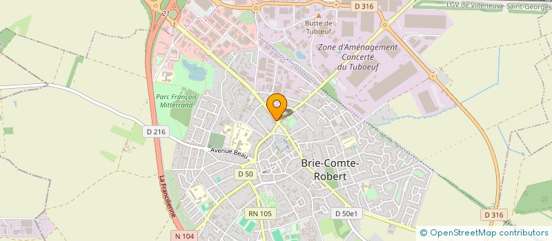 localisation de l'entreprise ADRILUS  BRIE-COMTE-ROBERT