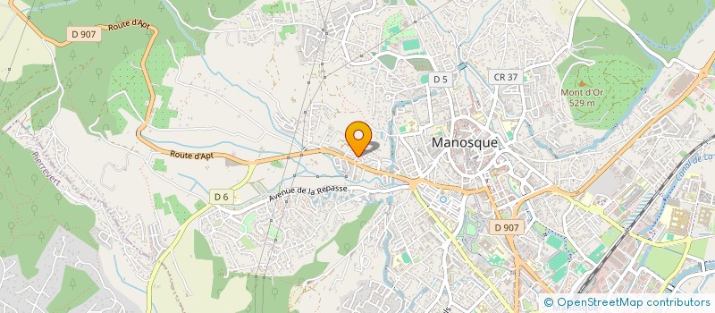 localisation de l'entreprise ADRIMA à MANOSQUE